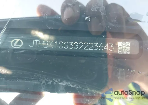 2016 Lexus Es 350 350 z USA, uszkodzony, nr VIN JTHBK1GG3G2223643